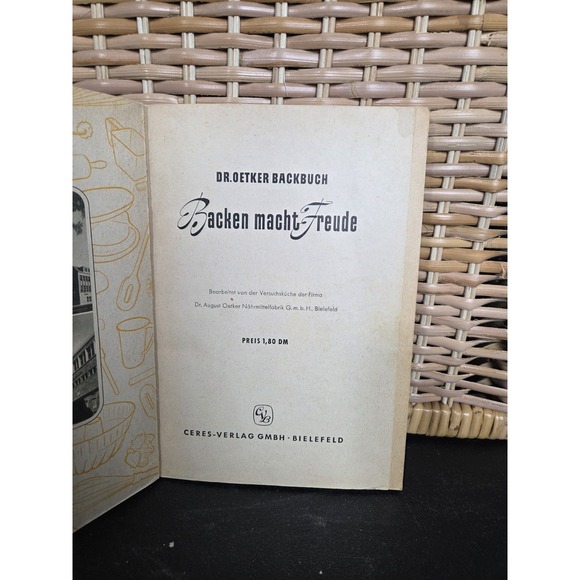 Vintage German Cook book Backen Macht Freude Dr. Oetker Backbuch - Picture 2 of 15